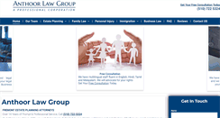 Desktop Screenshot of anthoorlawgroup.com